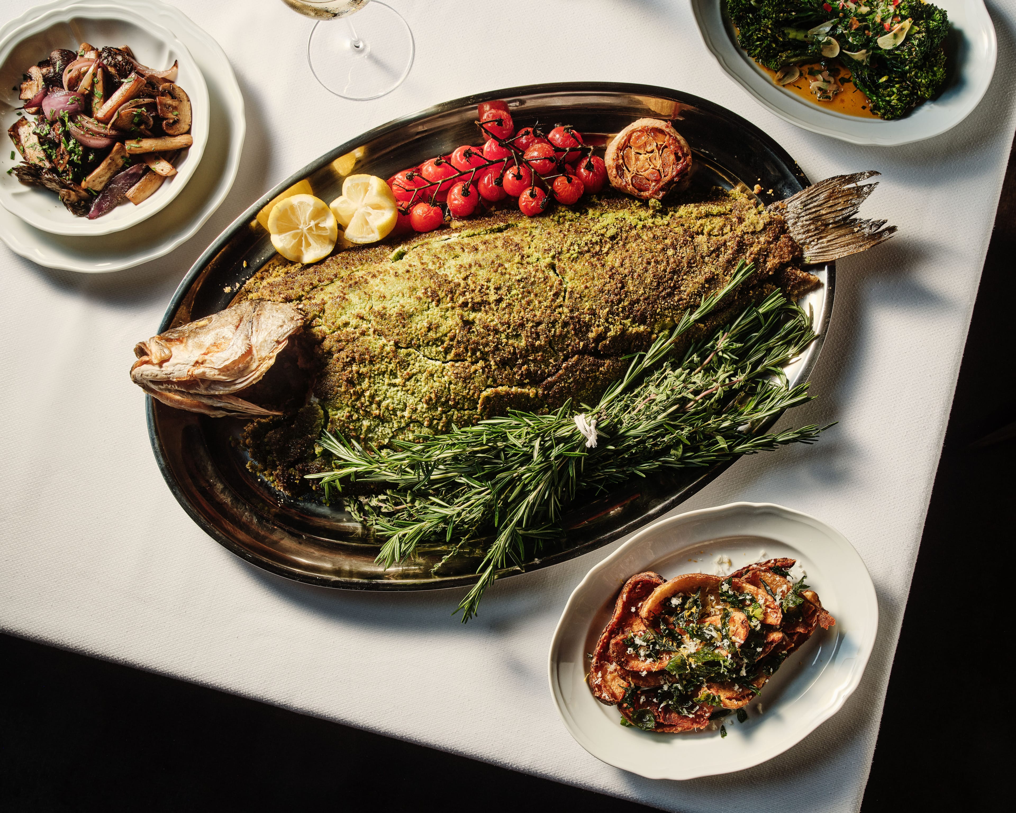 Wild Branzino with Salsa Verde